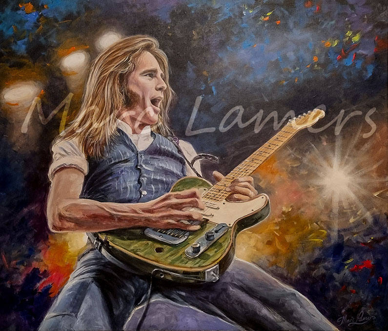 Francis Rossi Status Quo painting poster