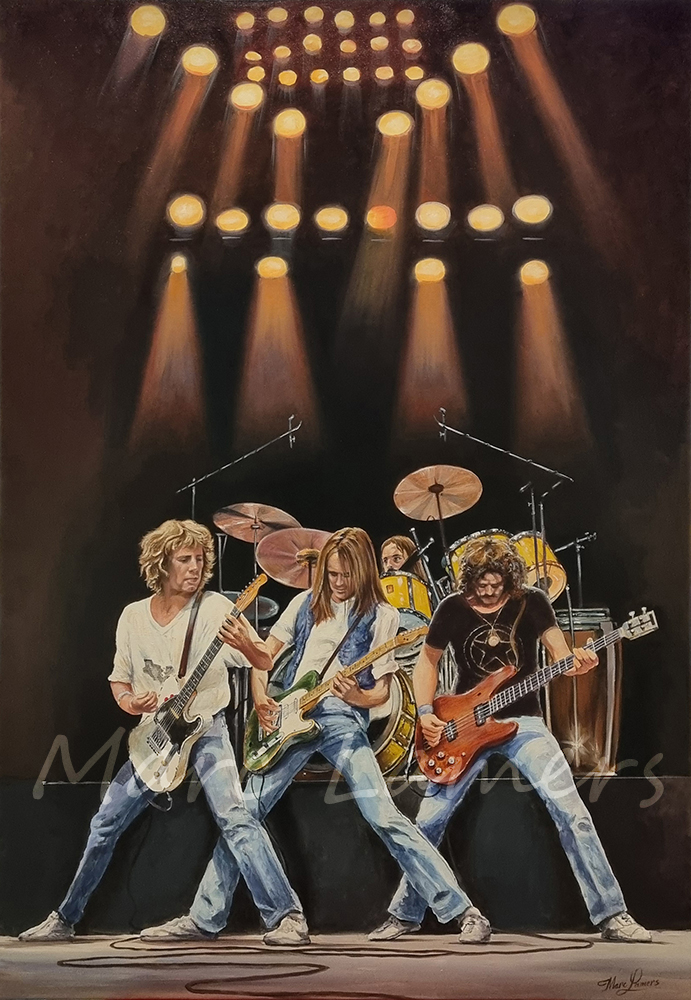 Status Quo Frantic painting poster