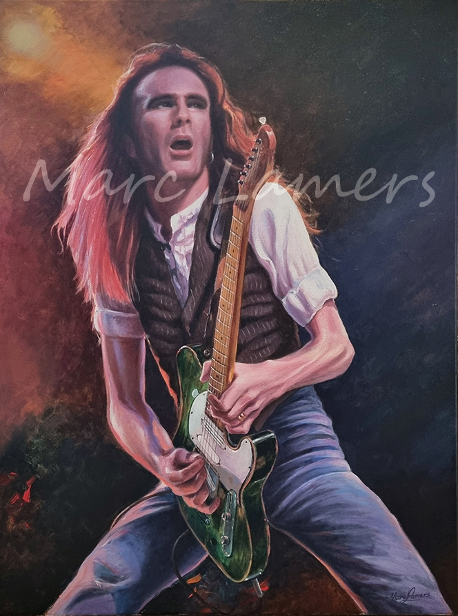 Francis Rossi Status Quo painting poster