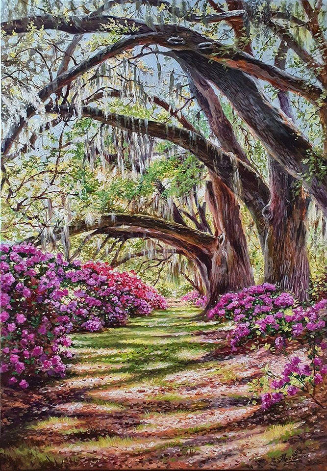 Marc Lamers Kunstschilder Life Oaks 70x100 cm