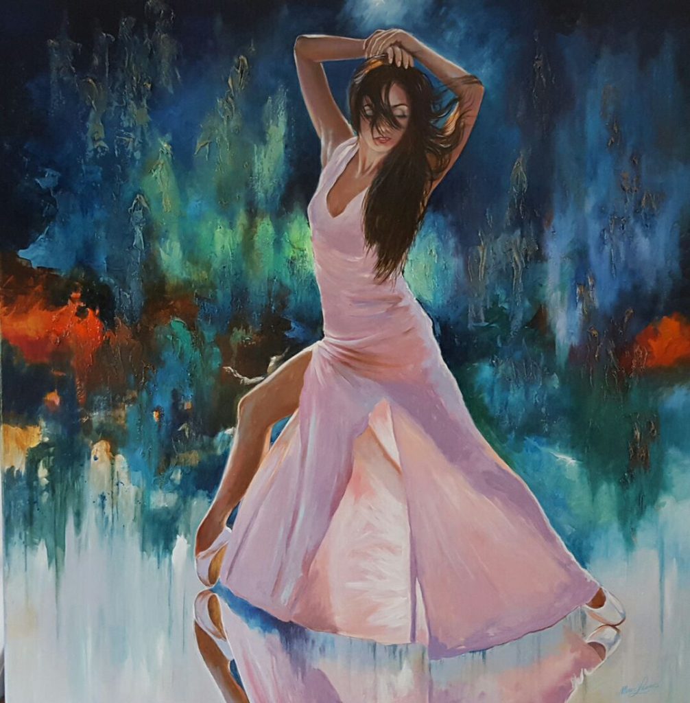 Marc Lamers Schilderijen Balance 100x100