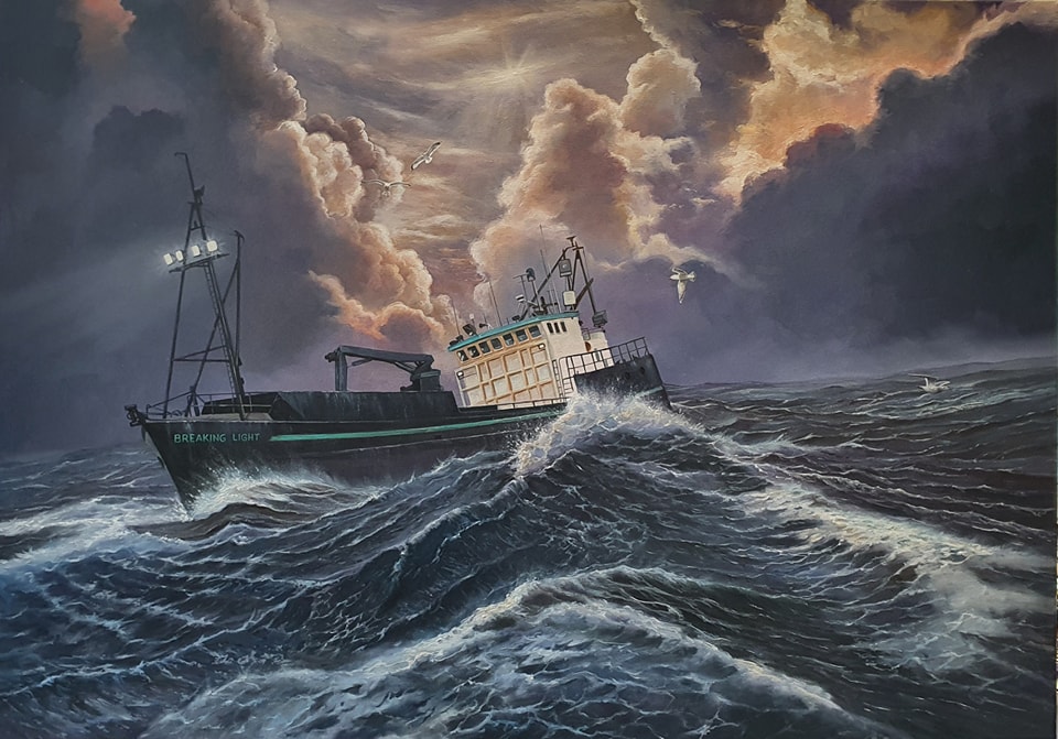 Marc Lamers Schilderijen Breaking Light 70x100