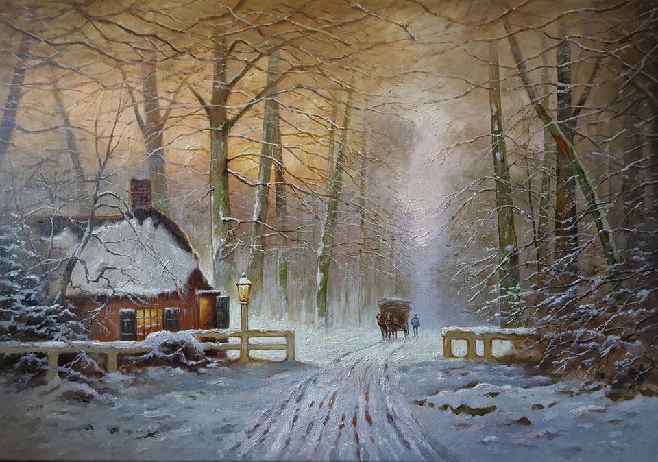 Marc Lamers Schilderijen Coming Home 70x100