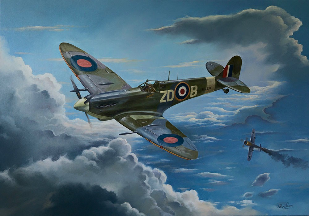Marc Lamers Schilderijen Spitfire 70x100