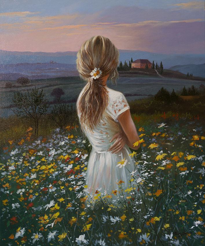 Marc Lamers Schilderijen The lookout 50x60